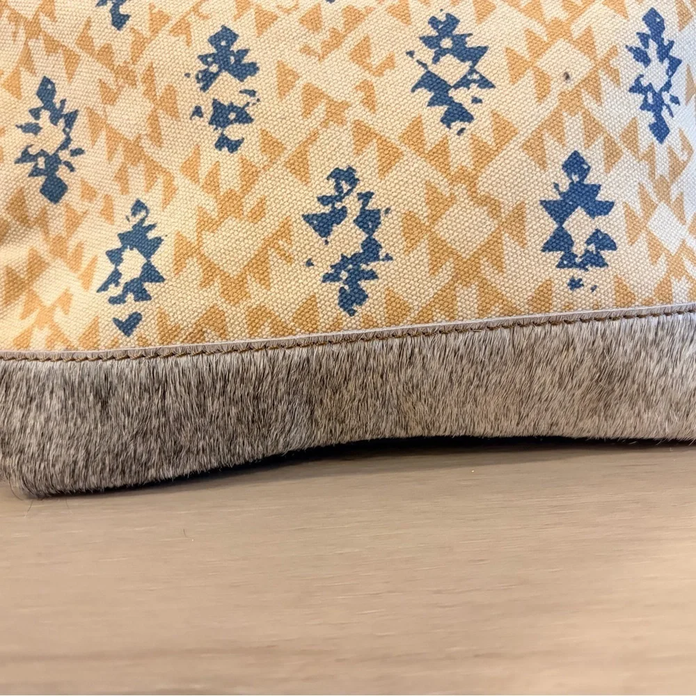 ANNGOTI Women's Wristlet Clutch Slim Wallet Bag in Canvas & Cowhide Leather